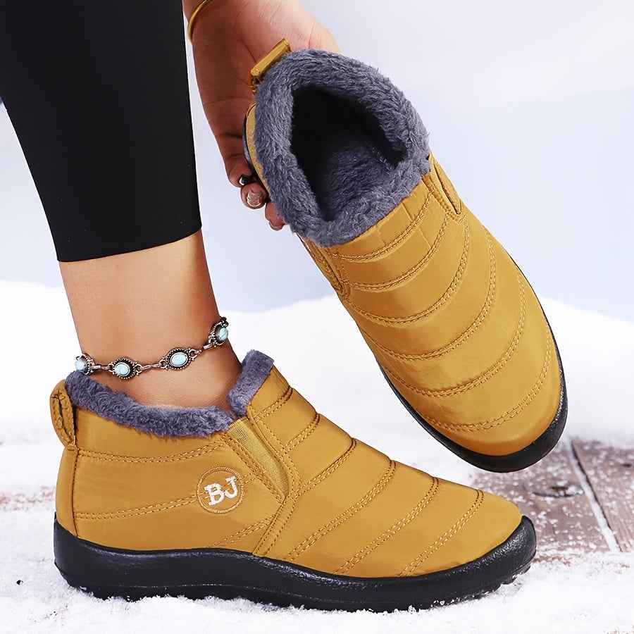 Victoria | Warm Winter Slip-On Boots