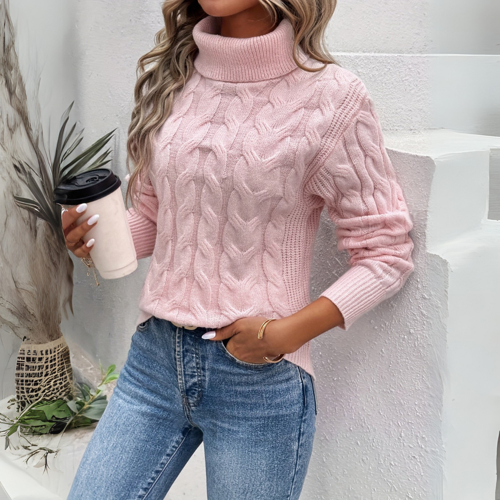 Amelia | Elegant knitted turtleneck Sweater