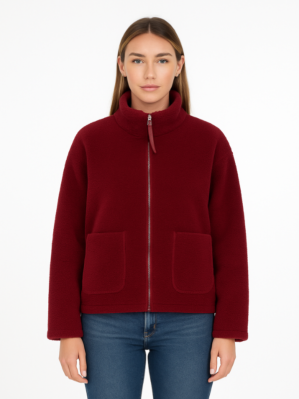 Daphne - Oversized Vegan Sherpa Fleece Jacket Ultra-Soft and Stylish for Cold Weather