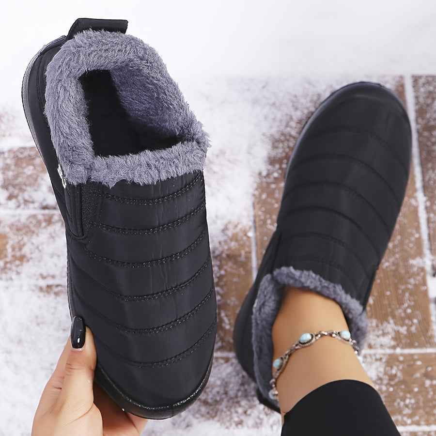 Victoria | Warm Winter Slip-On Boots