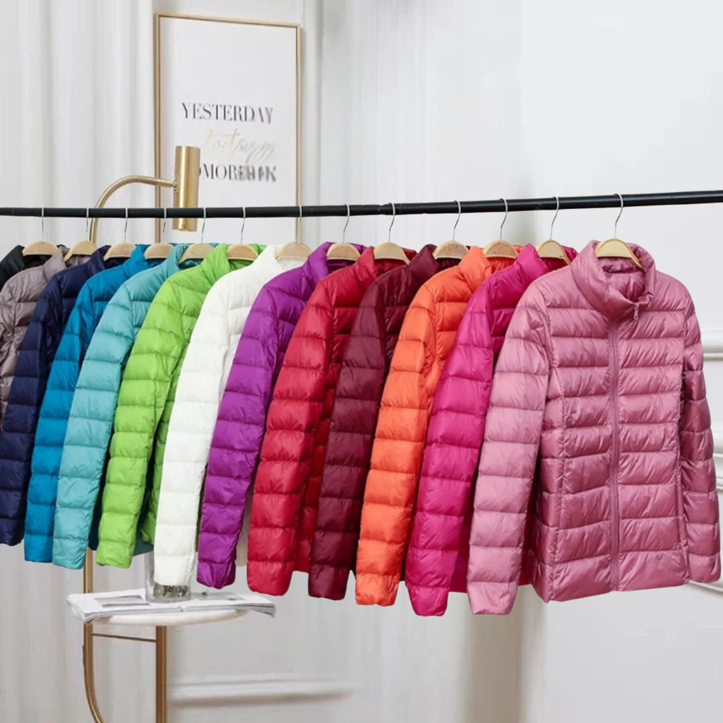 Elin | New Ultra-Light Jacket with Vegan White Duck Feathers