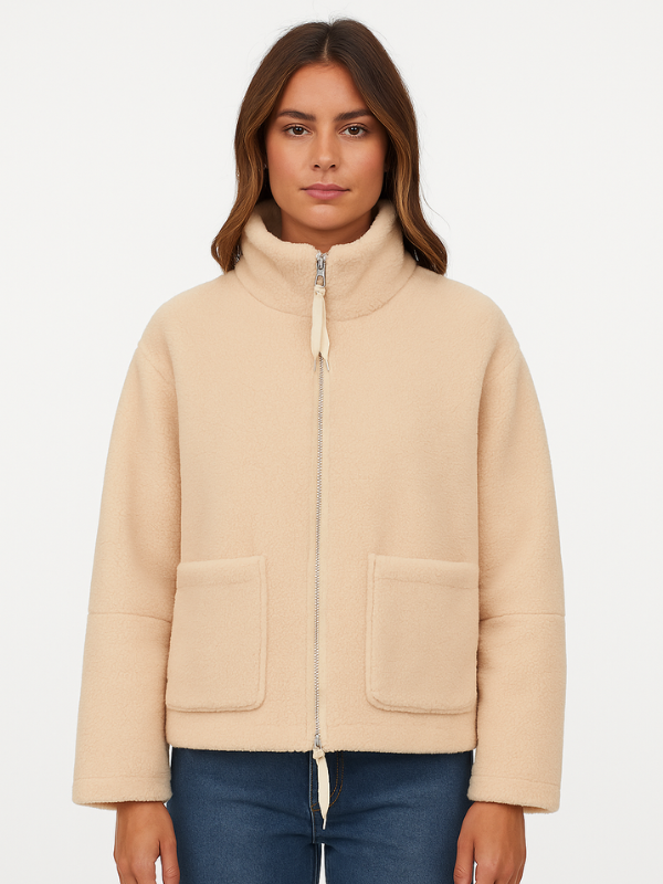 Daphne - Oversized Vegan Sherpa Fleece Jacket Ultra-Soft and Stylish for Cold Weather