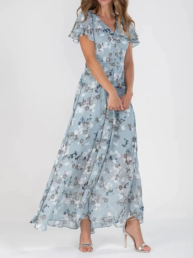 Ophelia - Elegant Midi Dress for Women - Brighter Fashion