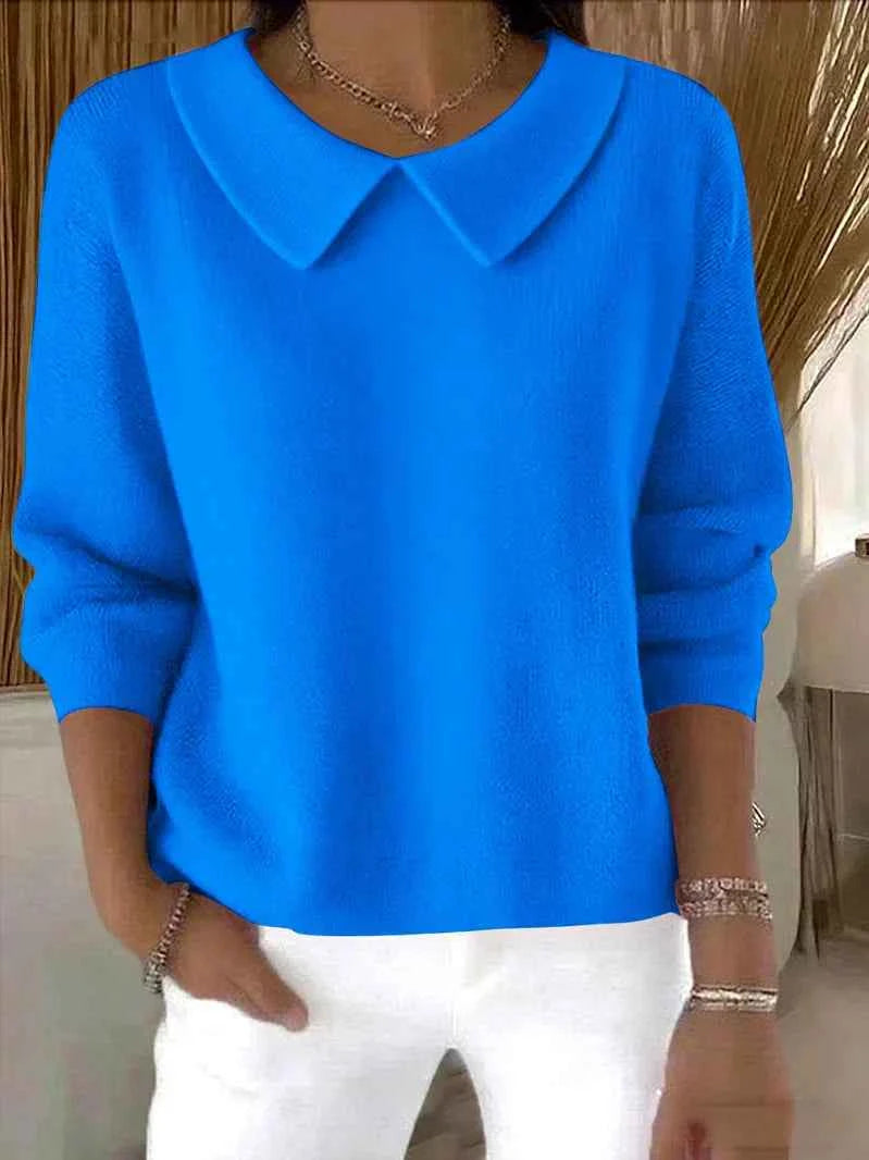 Colette | Elegant Collar Knit Sweater