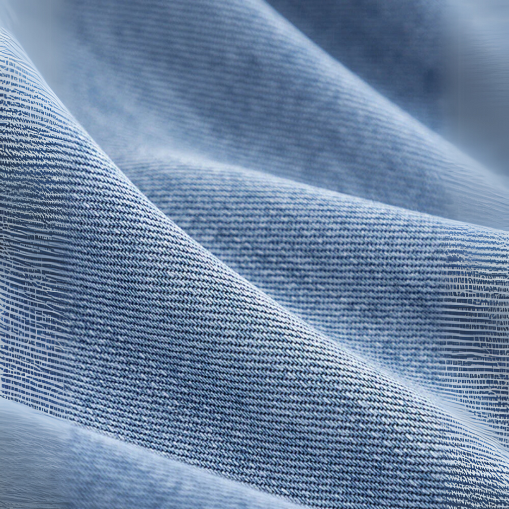 Camden | Two-Tone Trench – Denim & Suede Blend