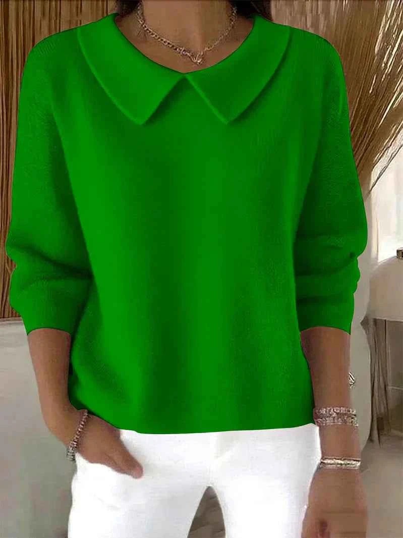 Colette | Elegant Collar Knit Sweater