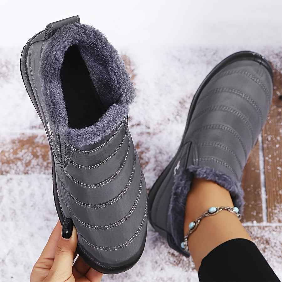Victoria | Warm Winter Slip-On Boots
