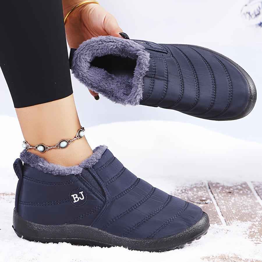 Victoria | Warm Winter Slip-On Boots