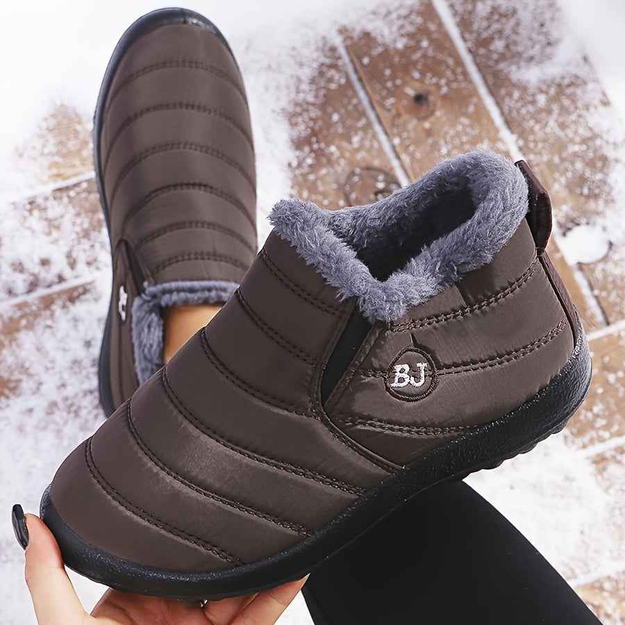 Victoria | Warm Winter Slip-On Boots