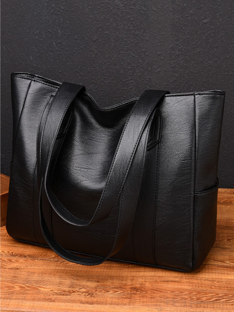 Peggy | Structured Vegan Leather Tote