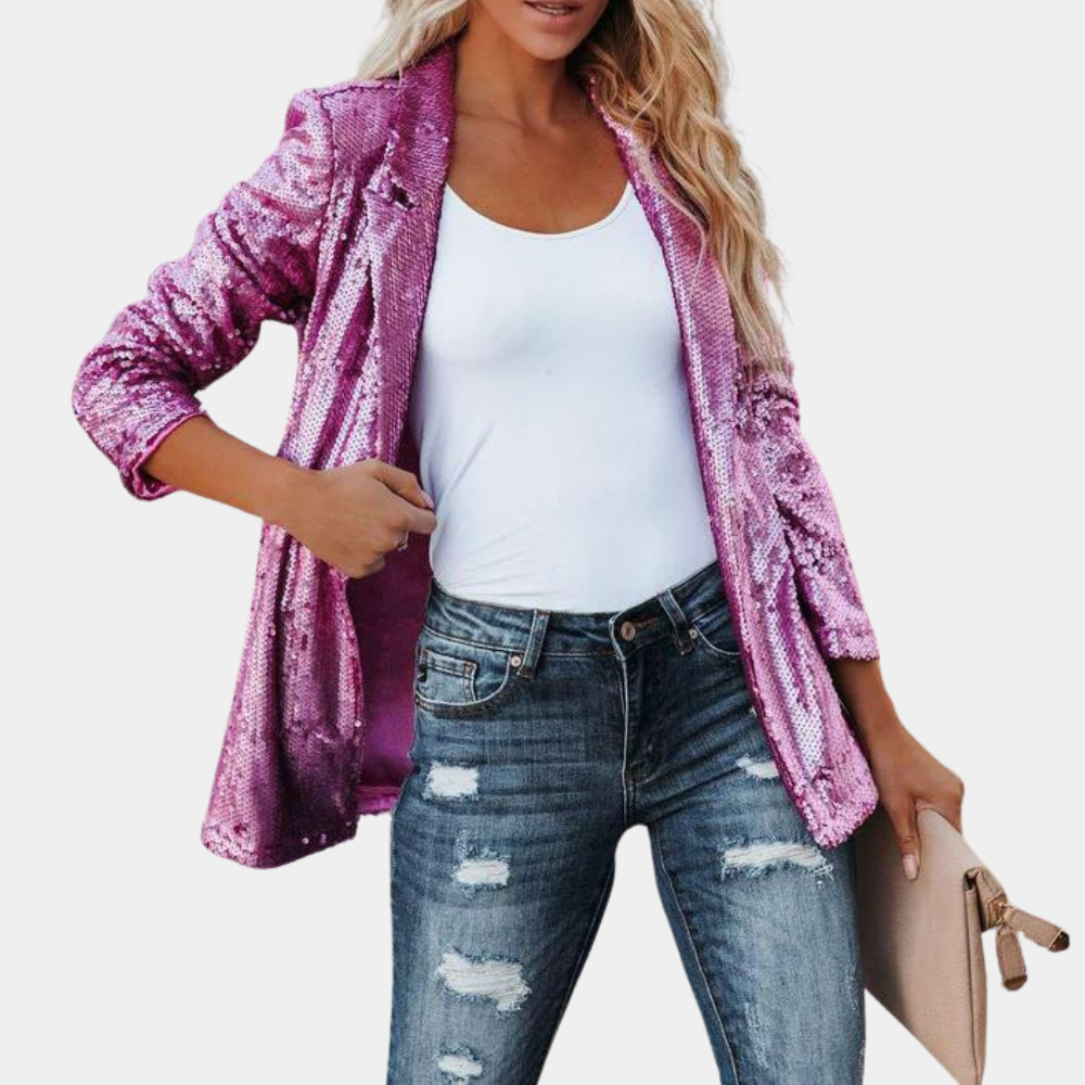 Maria - Sequin Blazer Jacket - Brighter Fashion