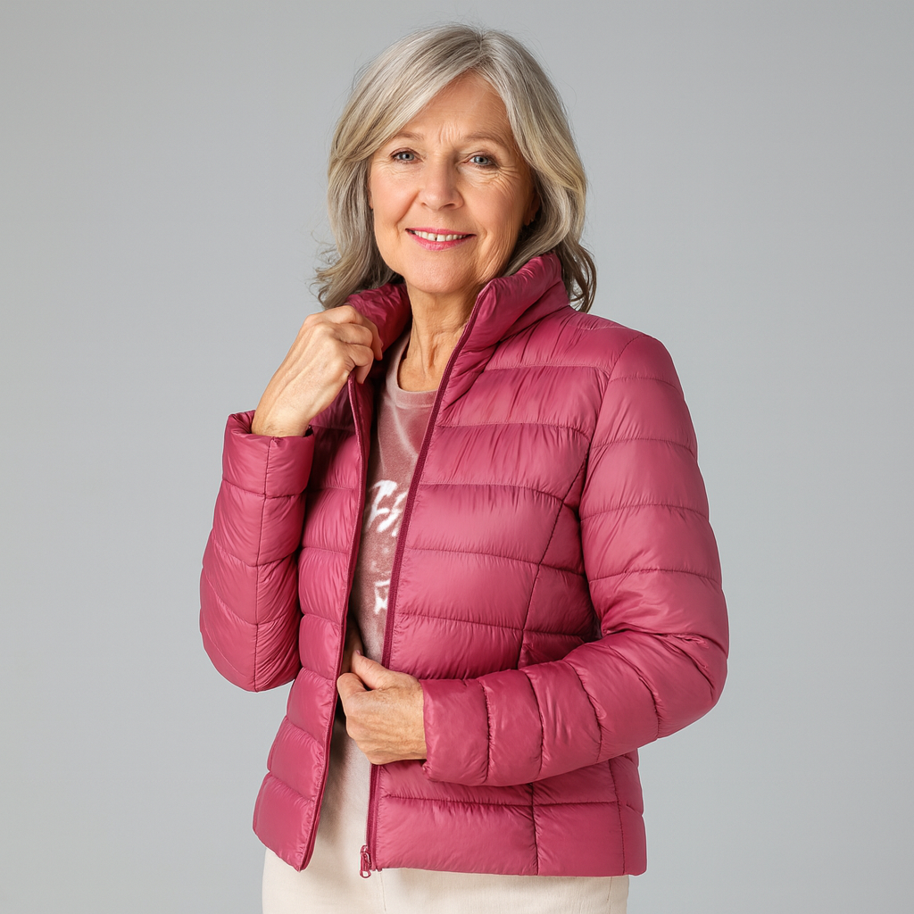 Elin | New Ultra-Light Jacket with Vegan White Duck Feathers