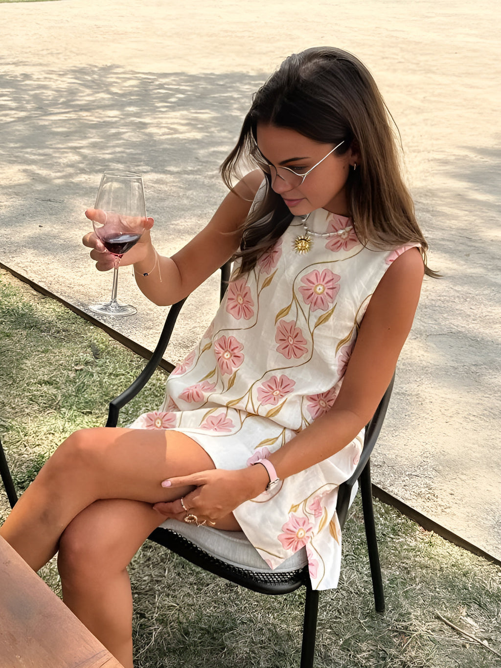 Effortless Floral A-Line Summer Dress | Malina 0