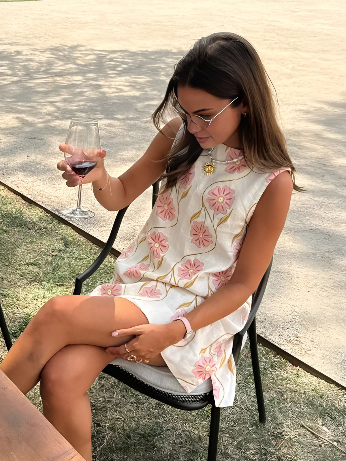 Effortless Floral A-Line Summer Dress | Malina 0