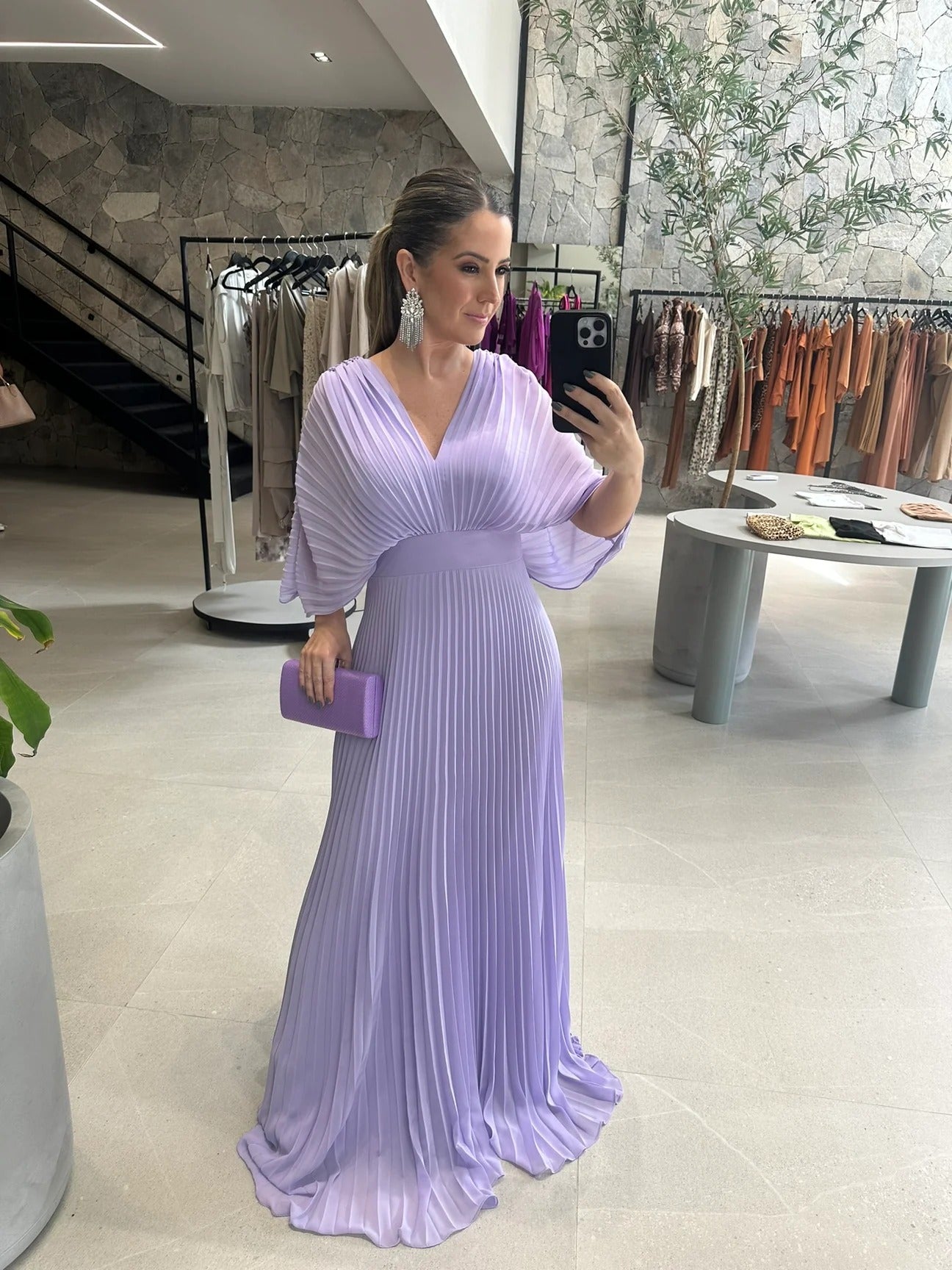 Maddy - Vibrant Pleated Maxi Dress - Brighter Fashion