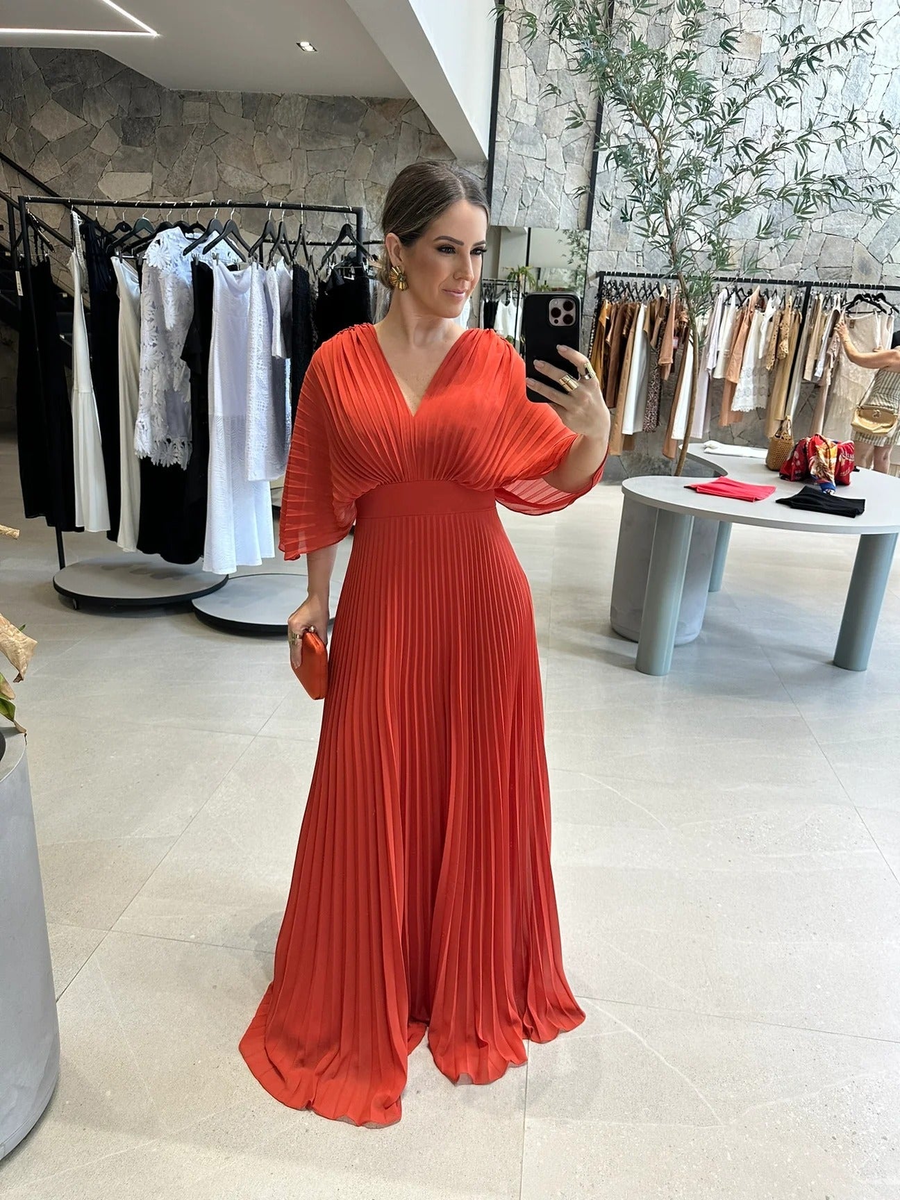 Maddy - Vibrant Pleated Maxi Dress - Brighter Fashion