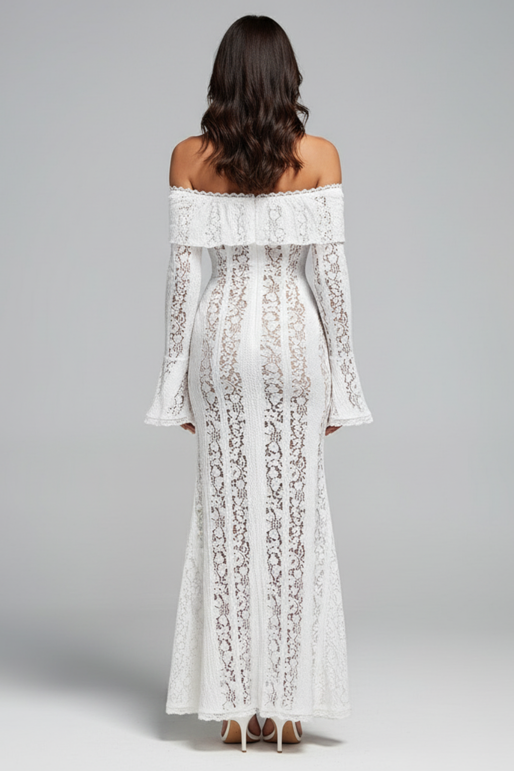 Kiara - Lace Maxi Dress - Brighter Fashion