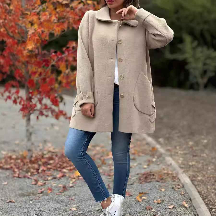 Moana | Classic oversized coat with bow details