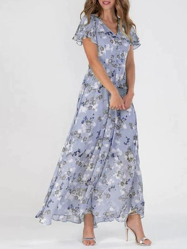 Ophelia - Elegant Midi Dress for Women - Brighter Fashion