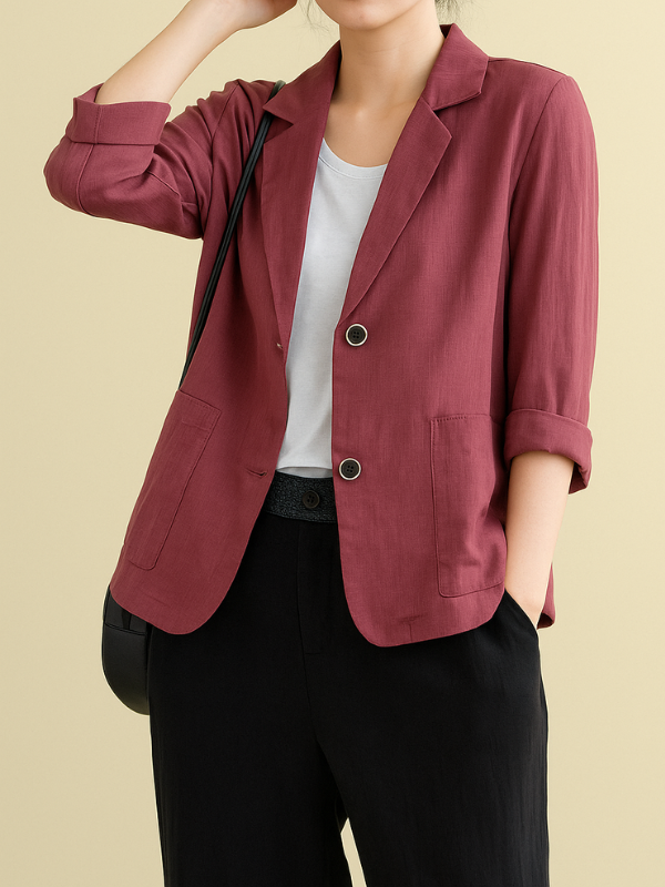 Lumi - Linen-like Casual Blazer Light and Stylish