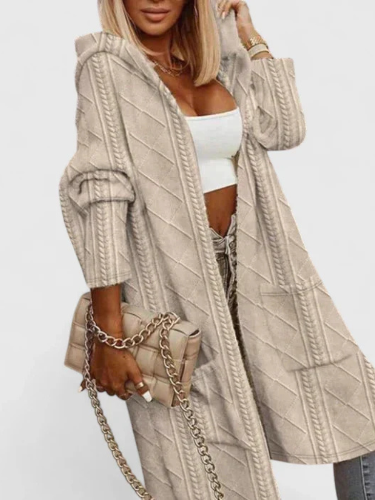 Marivelle | Refined Longline figure-flattering Cardigan