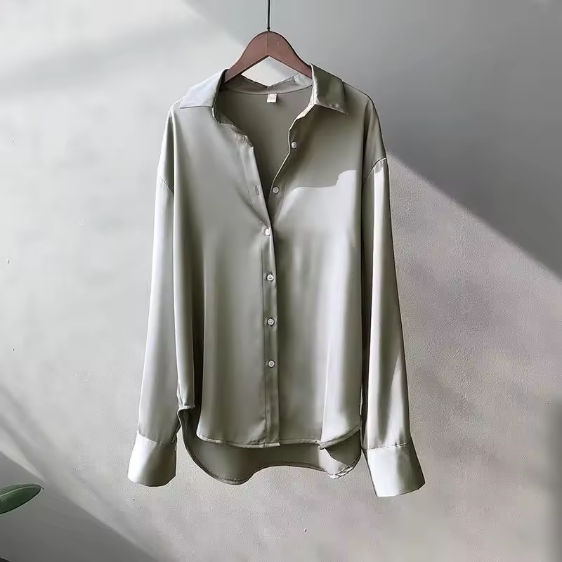 Sienna - Vegan Silk Blouse - Brighter Fashion