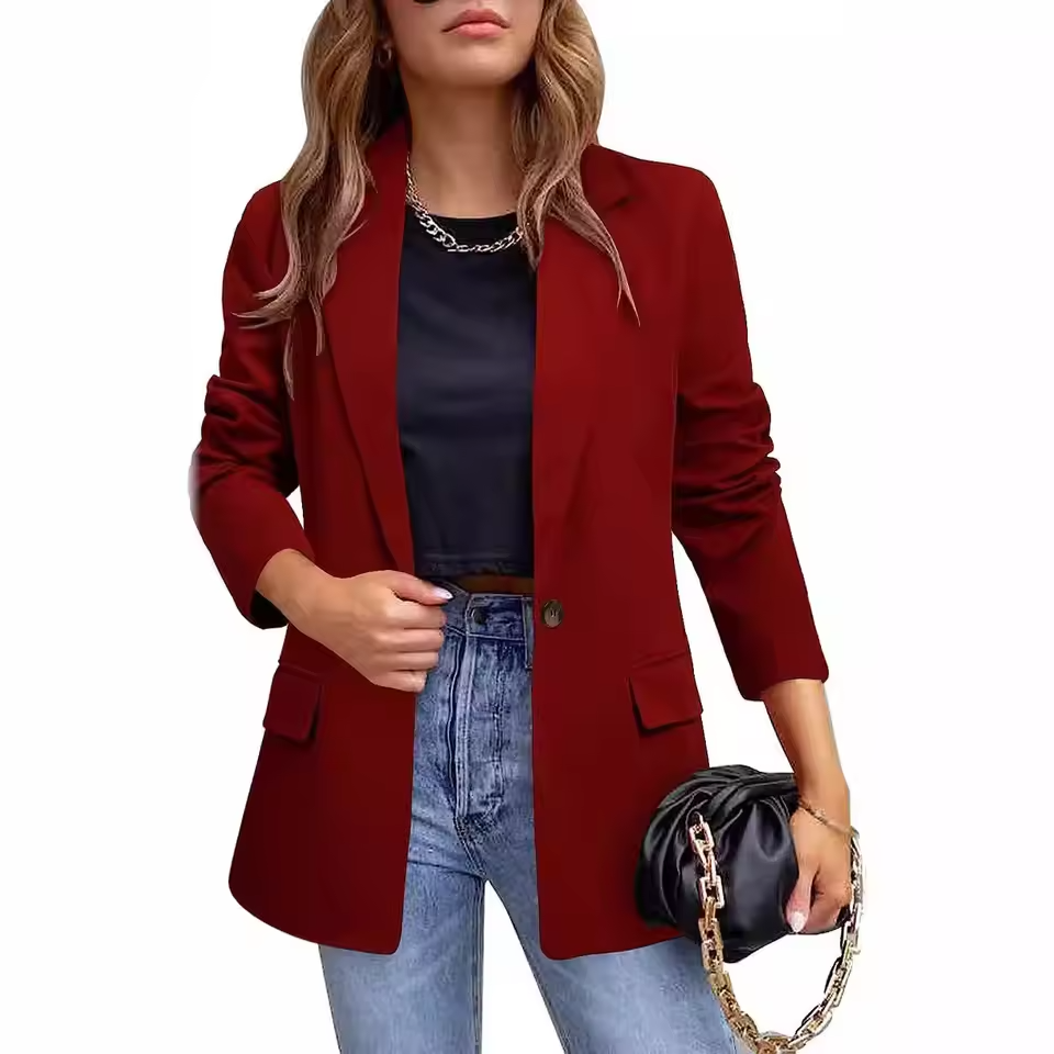 Maya - Tailored Slim Fit Blazer - Brighter Fashion