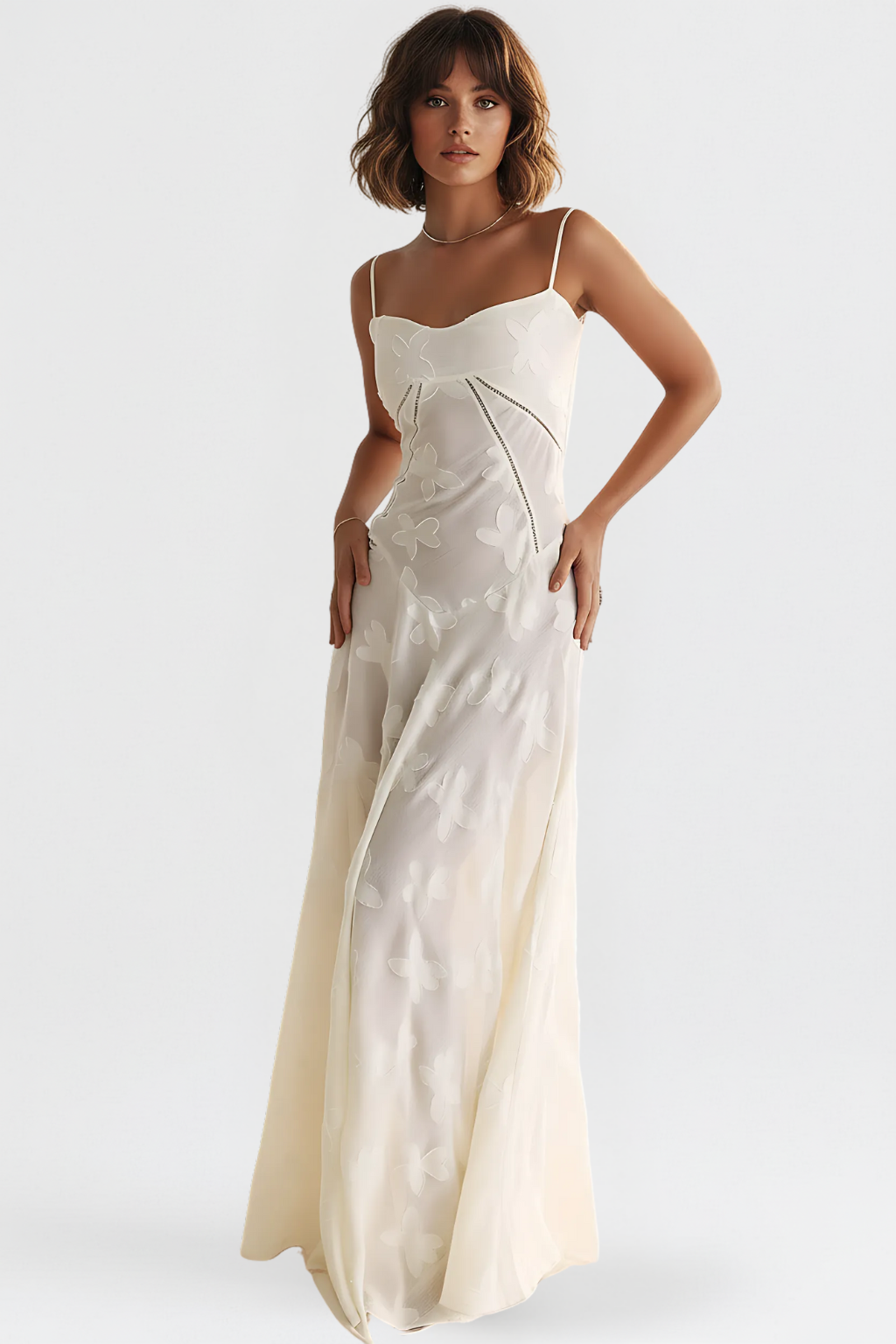 Serena - Elegant Evening Maxi Dress for Weddings and Events - Brighter Fashion
