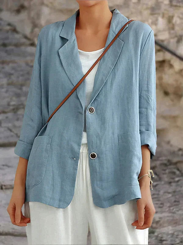 Lumi - Linen-like Casual Blazer Light and Stylish