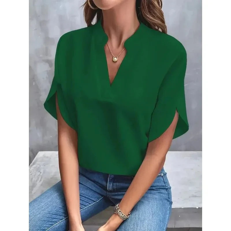 AMELIA | Belly covering light blouse - Brighter Fashion