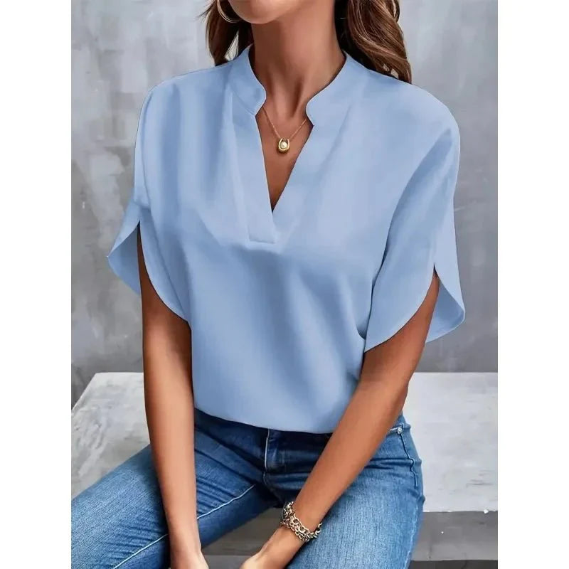 AMELIA | Belly covering light blouse - Brighter Fashion