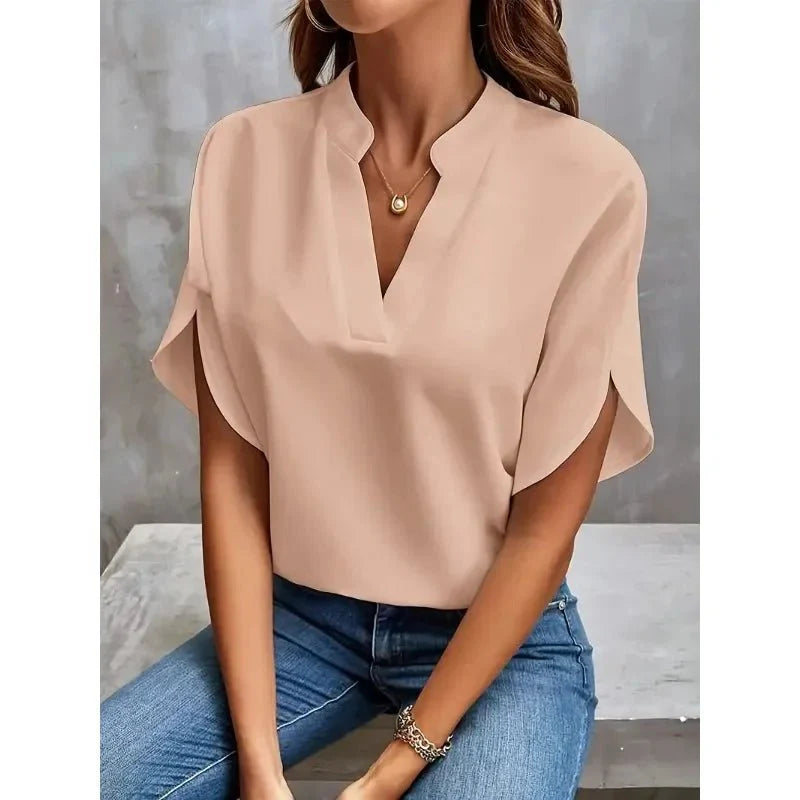 AMELIA | Belly covering light blouse - Brighter Fashion