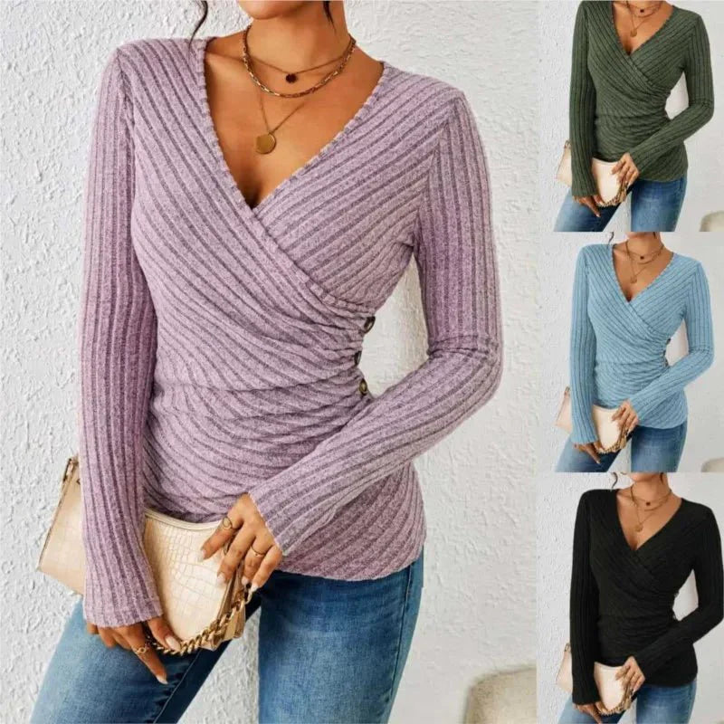 Aurora | Tummy Tucking Long Sleeve Top - Brighter Fashion
