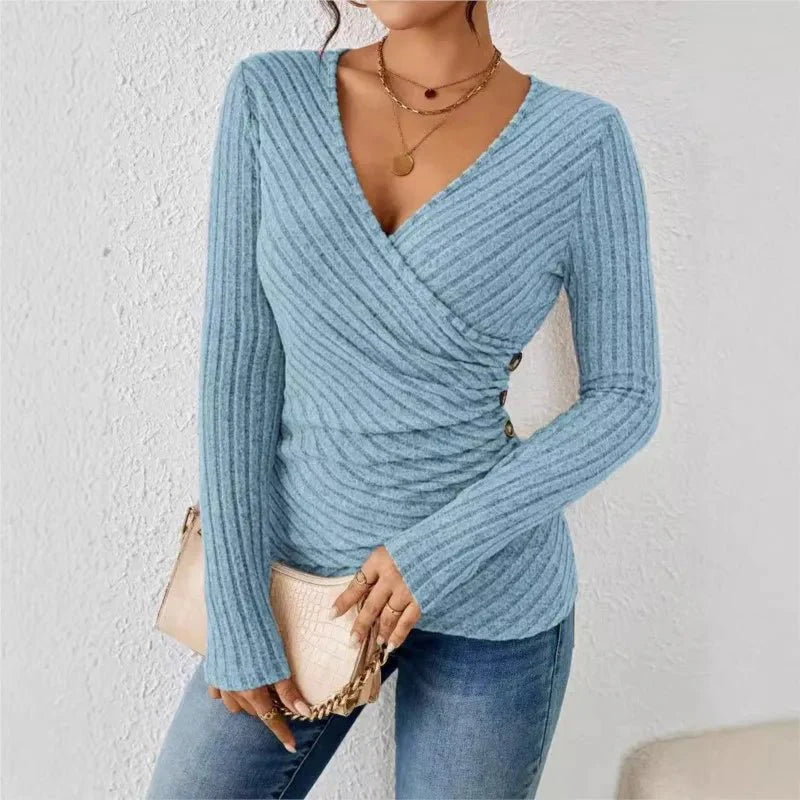 Aurora | Tummy Tucking Long Sleeve Top - Brighter Fashion
