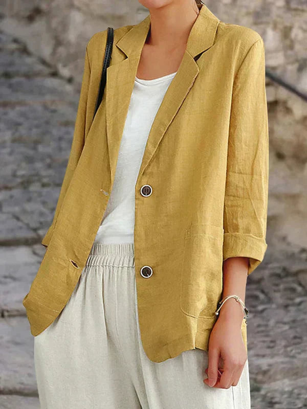 Lumi - Linen-like Casual Blazer Light and Stylish