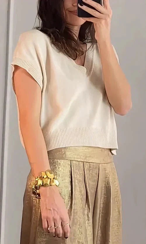 Elara | Chic Shimmer Two-Piece Set