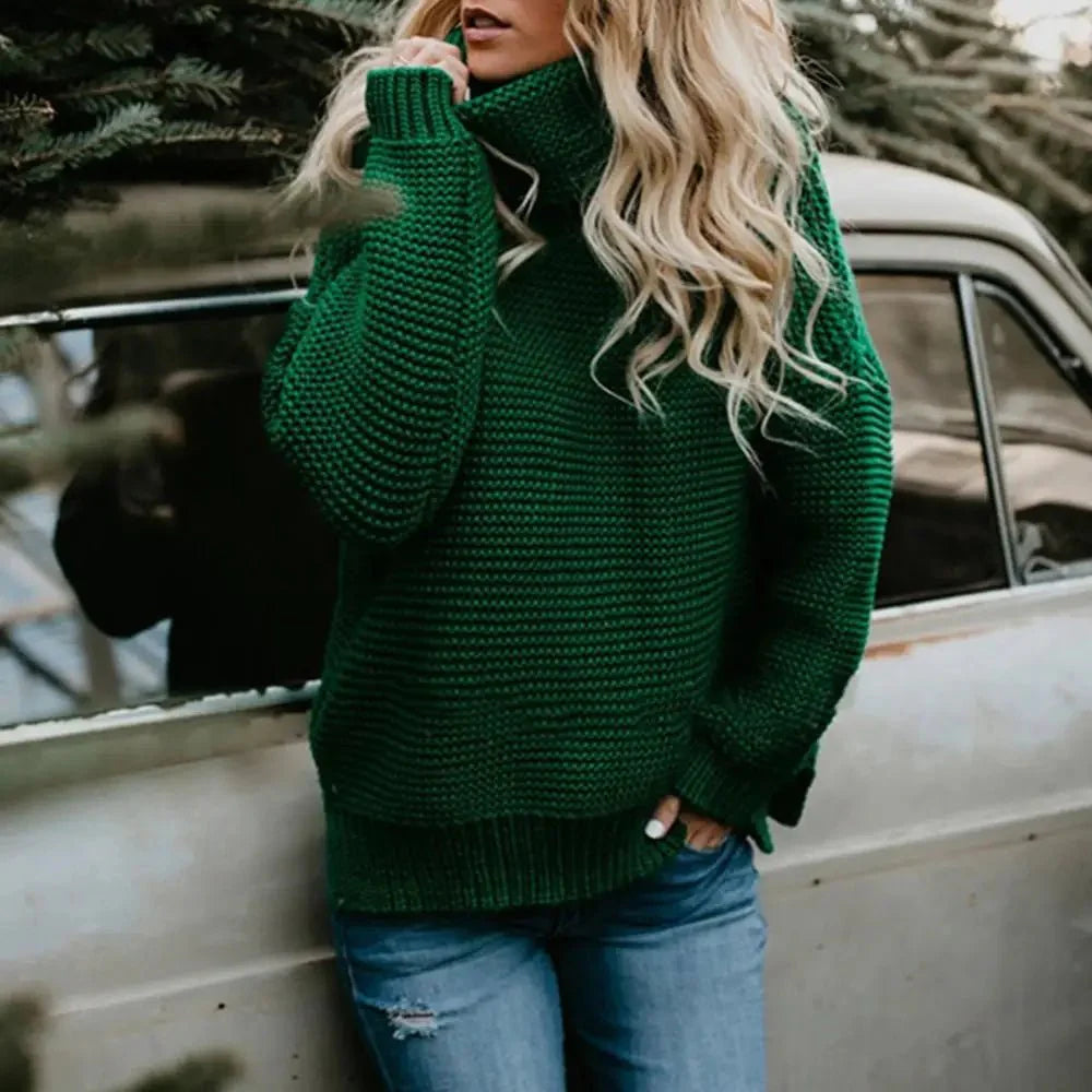 Iris | Loose Turtleneck Pullover Sweater