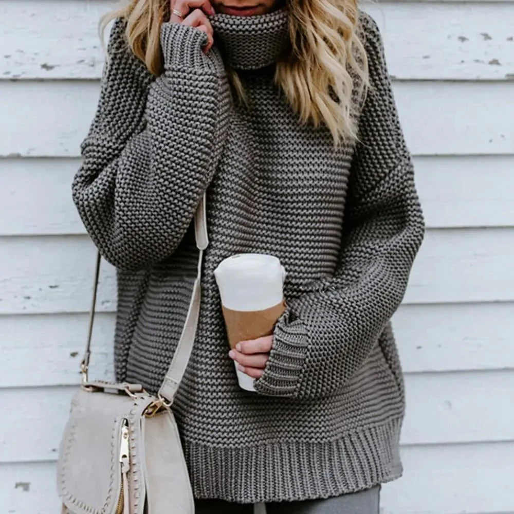 Iris | Loose Turtleneck Pullover Sweater