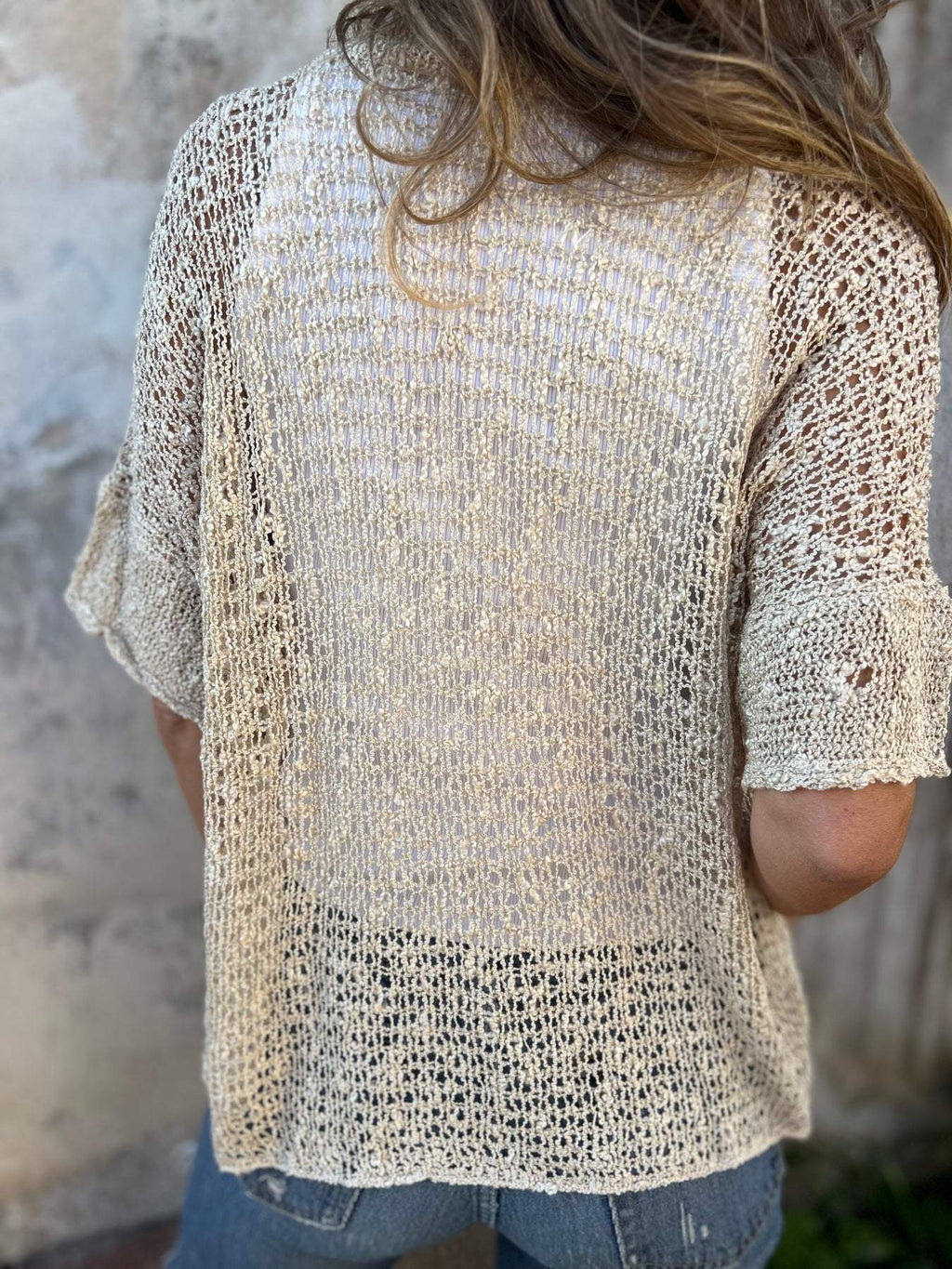 Liora | Lightweight Open-Knit Button Cardigan - Brighter Fashion