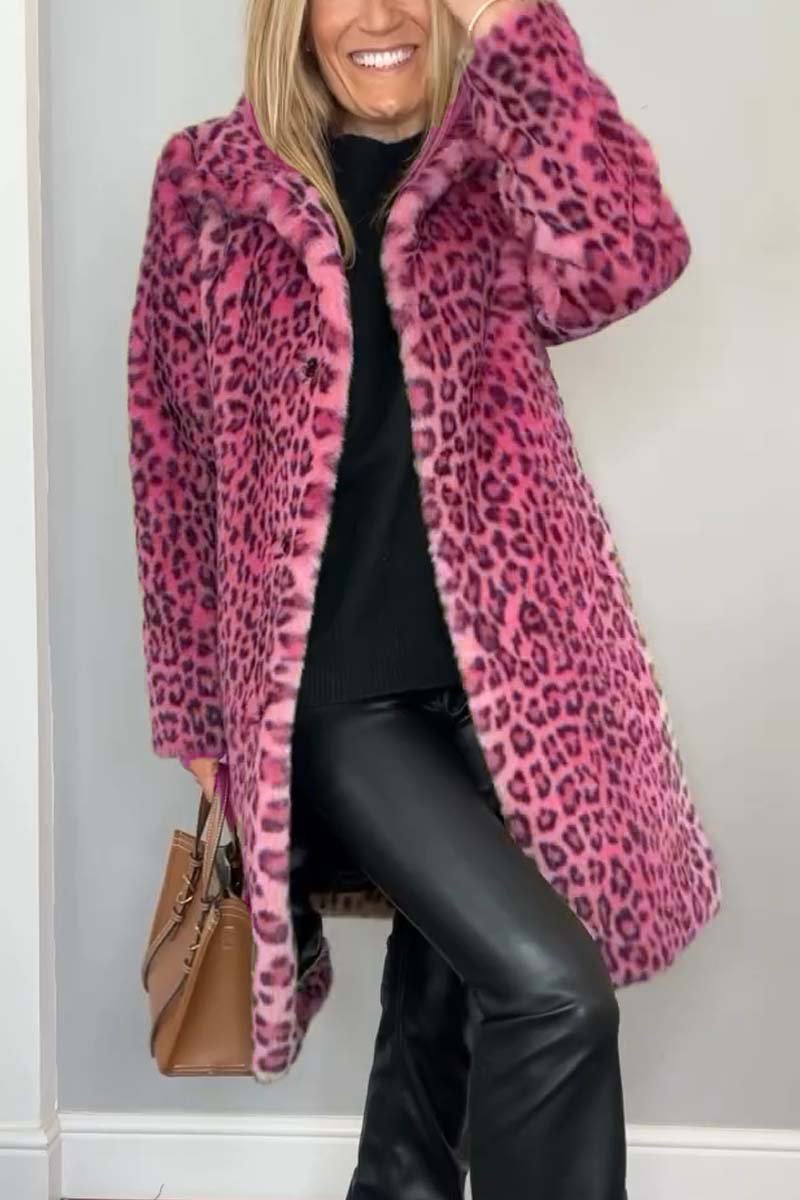 Cate - Luxe Leopard-like Coat