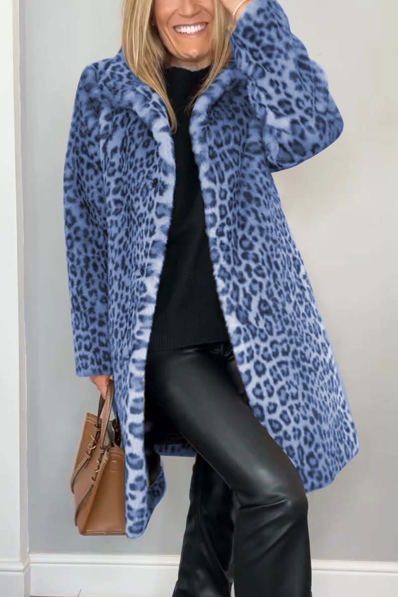 Cate - Luxe Leopard-like Coat