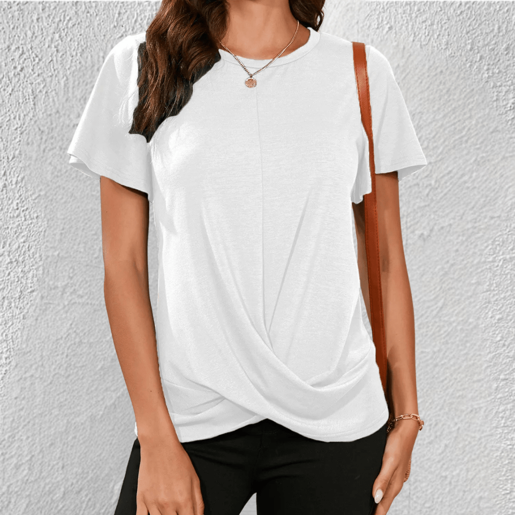 Luna | Tummy Tucking Round-neck top - Brighter Fashion