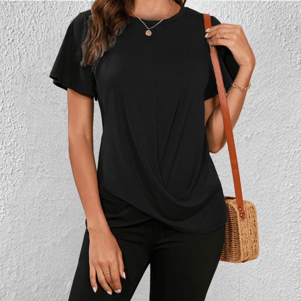 Luna | Tummy Tucking Round-neck top - Brighter Fashion