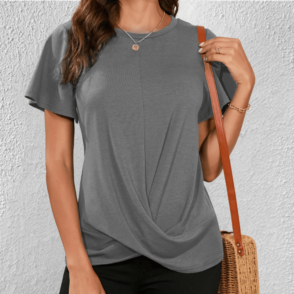 Luna | Tummy Tucking Round-neck top - Brighter Fashion