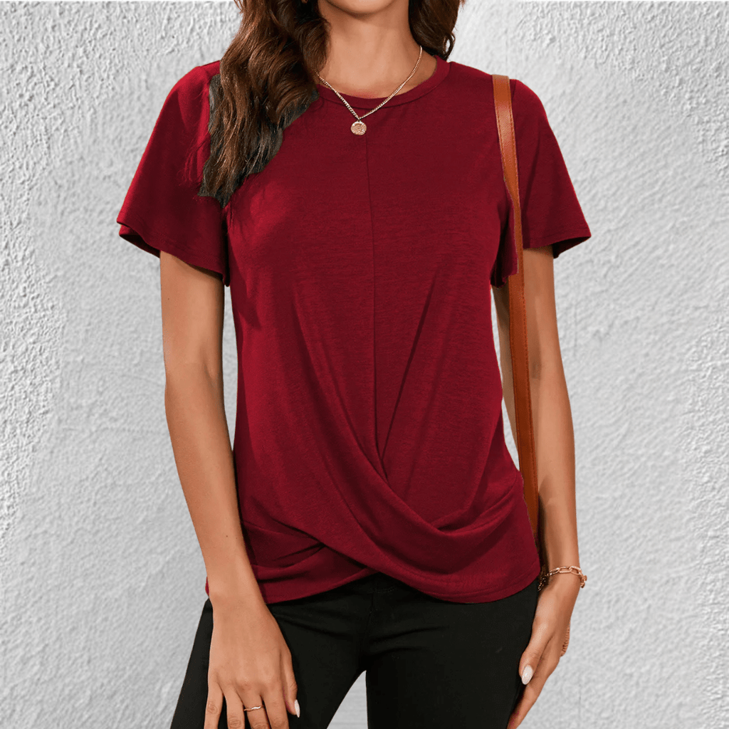 Luna | Tummy Tucking Round-neck top - Brighter Fashion