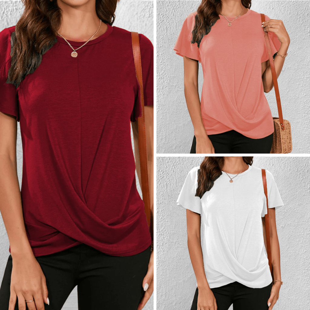 Luna | Tummy Tucking Round-neck top - Brighter Fashion
