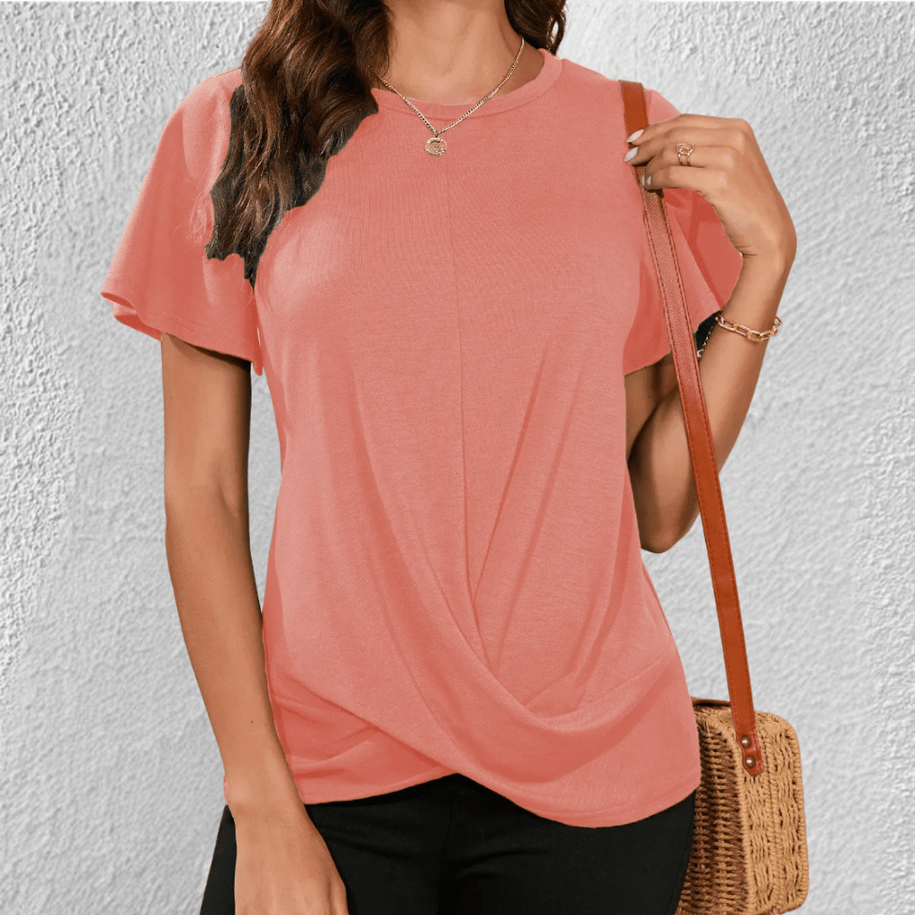 Luna | Tummy Tucking Round-neck top - Brighter Fashion