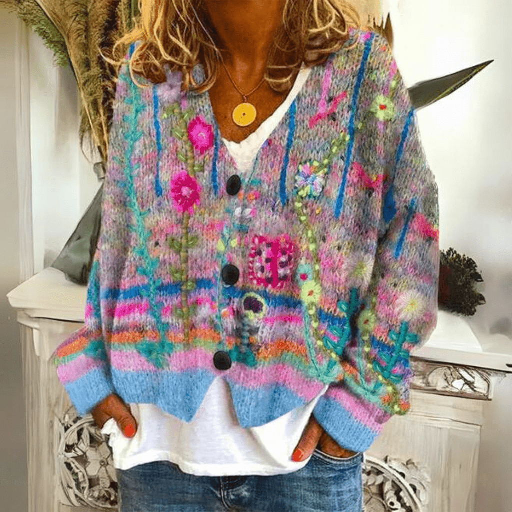 Matilda | Warm and stylish printed vest - Brighter Fashion