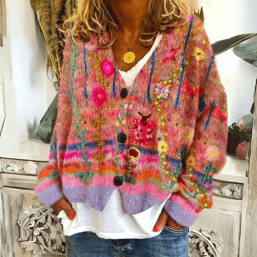 Matilda | Warm and stylish printed vest - Brighter Fashion