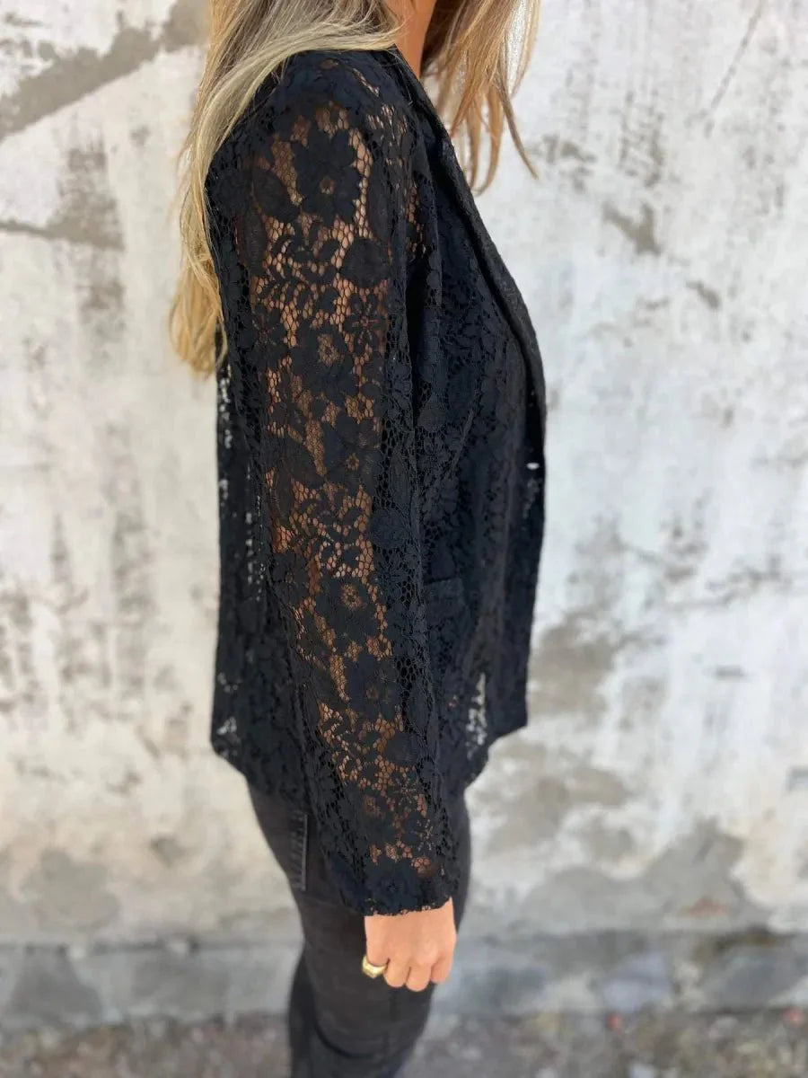 Lucienne | Elegant Lace Women’s Blazer - Brighter Fashion